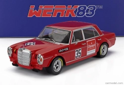 Werk83 Mercedes benz 300 Sel 6.8 Amg N 35 Sudwestpokal Hockenheim 1971 Helmut Kelleners 1:18 Red