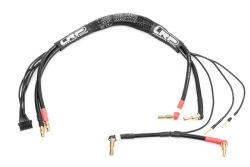 Nabíjací kábel 35cm 2x2S LiPo HARDCASE z G4 na P4/5 vrátane balančného konektora. XH