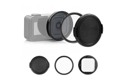 GoPro - UV filter PULUZ 58 mm s adaptérovým krúžkom a krytkou pre GoPro Mission 1/1 Pro
