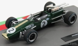 Edicola Brabham F1 Repco Bt24 N 2 Majster sveta Sezóna 1967 Denis Hulme 1:43 Zelené zlato