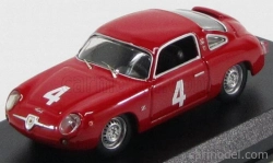 Najlepší model Fiat Abarth 750 N 4 Winner Gp Monza 1963 G.capra 1:43 Red