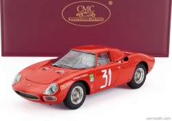 Cmc Ferrari 250lm Ch.n5899 Team Scuderia Filipinetti N 31 Winner Monza 1964 Nino Vaccarella 1:18 Red
