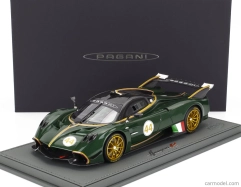 Bbr-models Pagani Huayra R N 44 Racing 2021 - Con Vetrina - With Showcase 1:18 Verde Smeraldo - Zelený Uhlík