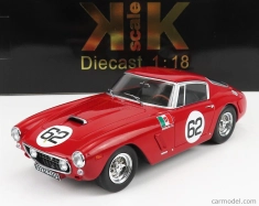 Kk-scale Ferrari 250gt Swb Coupe N 62 Winner Monza 1960 C.m.abate 1:18 Red