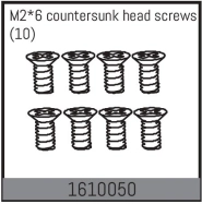 M2*6 countersunk head screws (10)