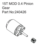 HBP240426 - Furitek Venom Motor 3450KV/15T Pinion