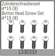 Button Head Screw Set 4*15 (8)