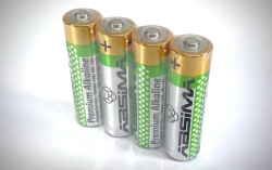 AA alkalické batérie Absima 1,5V, balenie 4 ks