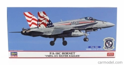 Hasegawa Grumman F/a-18e Super Hornet Vmfa-115 Silver Eagles Airplane Military 2019 1:72 /