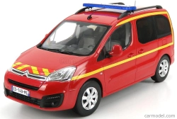 Norev Citroen Berlingo Pompiers 2017 1:18 Červená
