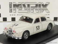 Modely v mierke Matrix Jaguar Mkii 3.4 Litre N 53 2nd Siverstone Annual International Trophy Meeting 1959 1:43 Biela
