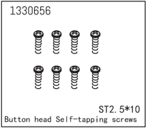 1330656 - Button Head self-tapping Screws ST2.5*10 (8)