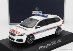 Norev Peugeot 308 Gt Sw Station Wagon Douanes 2020 1:43 Biela