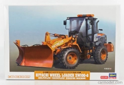 Hasegawa Hitachi fiat Zw100-6 Ruspa Gommata Tractor - Scraper - Spazzaneve - Snowplow 1:35 /