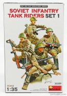 Miniart Figúrky Sovietska pechota Tankisti Set 2 1:35 /