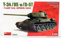 Miniart Kampfpanzer T-34/85 Tank Vojenský jar 1944 1:35 /
