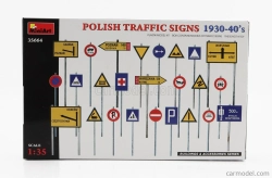 Miniart Príslušenstvo Segnali Stradali - Poľské dopravné značky 1930-1940 1:35 /