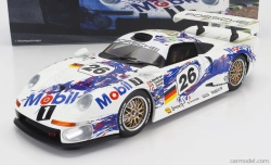 Werk83 Porsche 911 Gt1 3.2l Turbo Team Porsche Ag Mobil1 N 26 3. 24h Le Mans 1996 Y.dalmas - K.wendlinger - S.goodyear 1:18 Biela Modrá