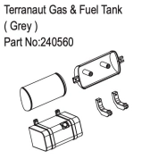 HBP240560 - Terranaut Gas & Fuel Tank ( Grey )