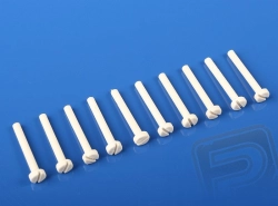 Skrutky M3x25 polyamid 10ks (124652)