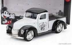 Jada Ford usa Pick-up 1941 Topolino Mickey Mouse Figure - Walt Disney 1:32 Bílá Černá