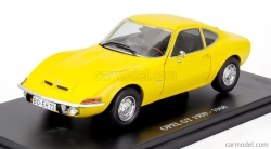 Edicola Opel Gt 1900 Coupe 1968 - Con Vetrina - With Showcase 1:24 Žlutá