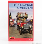 Miniart General Omnibus B-type London Autobus 1919 1:35 /