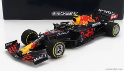 Minichamps Red bull F1  Rb16b Honda Ra620h Team Red Bull Racing N 11 3rd Mexico Gp 2021 Sergio Perez 1:18 Matná Modrá Žlutá Červená