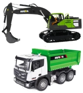 Sada stavebních strojů HN556 a HN661 + náhradní baterie