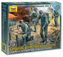 Zvezda figurky - němečtí Sturmpioniere (1:72)