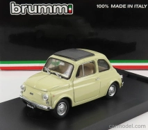 Brumm Fiat 500r Tetto Chiuso - Closed 1972 1:43 Avorio Antico