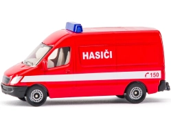 SIKU Blister - hasičská dodávka (česká verzia) 1:50