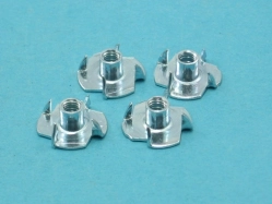 Skrutkovacie matice M6 (4ks)