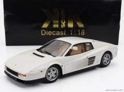 Kk-scale Ferrari Testarossa Mki Usa Version 1984 Monodado Monospecchio 1:18 White