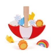 Bigjigs Toys Balančná hra Počasie – poškodený obal