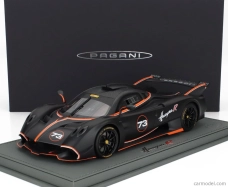 Bbr-models Pagani Huayra R N 73 Racing 2021 - Con Vetrina - S vitrínou 1:18 Matte Black Carbon
