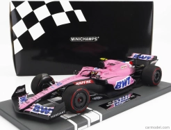 Minichamps Renault F1 A522 Team Alpine Bwt N 31 7th Bahrain Gp 2022 Esteban Ocon 1:18 Pink