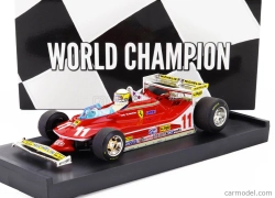 Brumm Ferrari F1  312t4 N 11 World Champion Winner Monaco Gp 1979 Jody Scheckter - With Driver Figure 1:43 Red