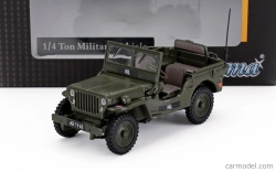 Hongwell Jeep Willys Necaf 1/4 Nl Army Open 1942 1:43 Vojenská zelená