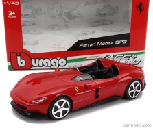 Bburago Ferrari Monza Sp2 2018 1:43 Rosso Corsa červená