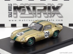 Modely v mierke Matrix Lotus Elan 26r Coupe N 128 Racing 1964 1:43 Golden Green