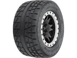 Pro-Line kolo 4.3", pneu Menace HP Belted Pro-Loc, disk černý 24mm (2) (X-Maxx)