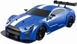 ROZBALENO-RC auto Drift Car s kouřem a LED, modrá