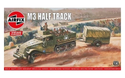 Airfix M3 Half Track, 1 Ton Trailer (1:76) (Vintage)