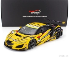 Truescale Honda Nsx Gt3 Evo22 Team Upgarage N 18 Gt300 Class Super Gt 2023 Takashi Kobayashi - Syun Koide 1:18 Yellow Black