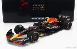 Minichamps Red bull F1  Rb18 Team Oracle Red Bull Racing N 11 2nd Belgium Gp 2022 Sergio Perez 1:18 Matná Modrá Žlutá Červená