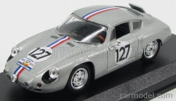 Najlepší model Porsche Abarth Coupe N 127 Tour De France 1961 Bouchet - Aury 1:43 Silver