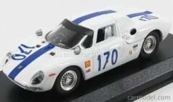 Najlepší model Ferrari 250lm Coupe N 170 Targa Florio 1966 Swanson - Ennis 1:43 White