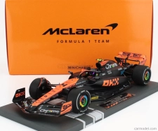 Minichamps Mclaren F1 Mcl60 Team Mclaren N 4 2nd Singapore Gp 2023 Lando Norris 1:18 Orange Blue Black