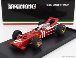 Brumm Ferrari F1  312 N 11 Monaco Gp 1969 Chris Amon - With Driver Figure 1:43 Červená Bílá